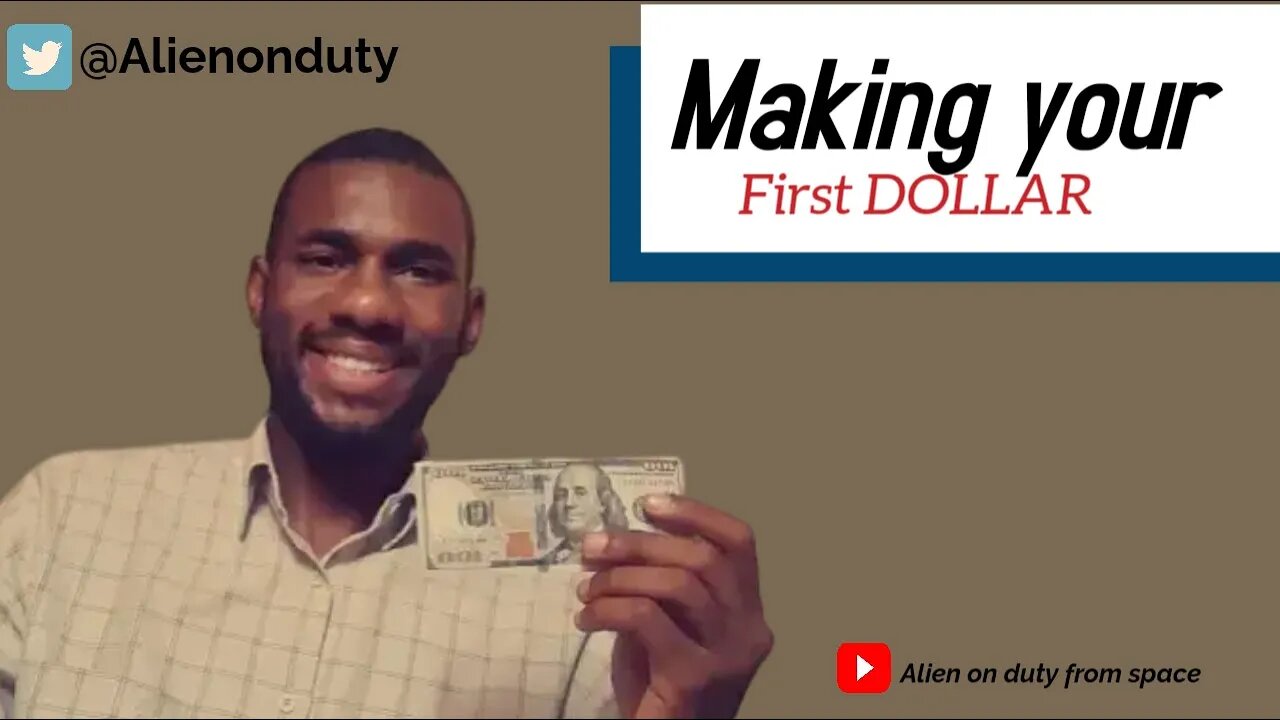 MAKING YOUR FIRST DOLLAR