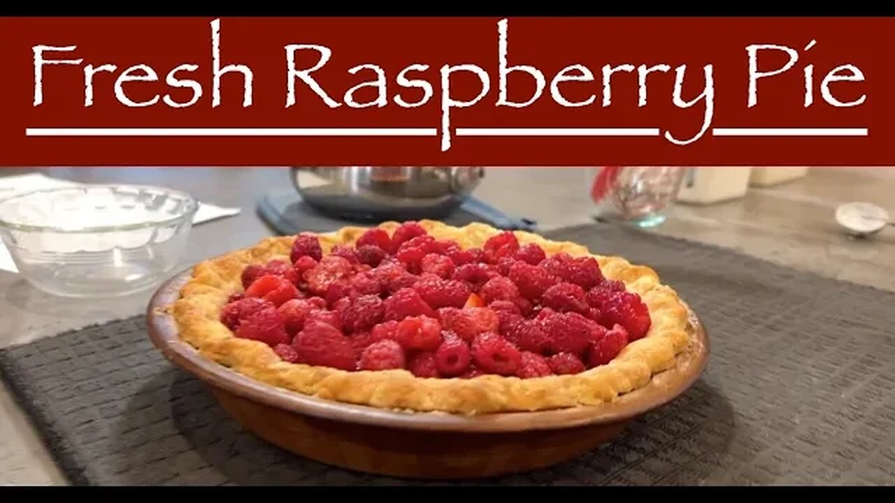 Fresh Raspberry Pie