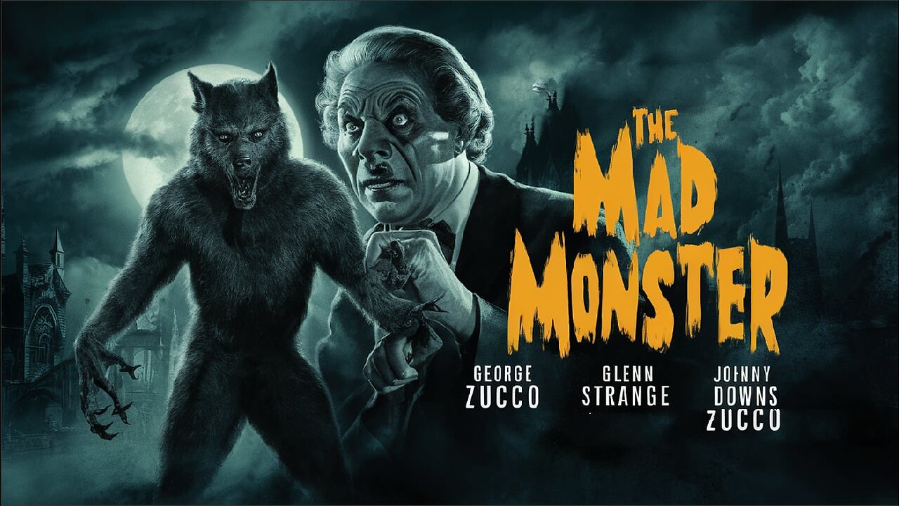 THE MAD MONSTER (1942) Johnny Downs, George Zucco & Anne Nagel | Drama, Romance | Colorized