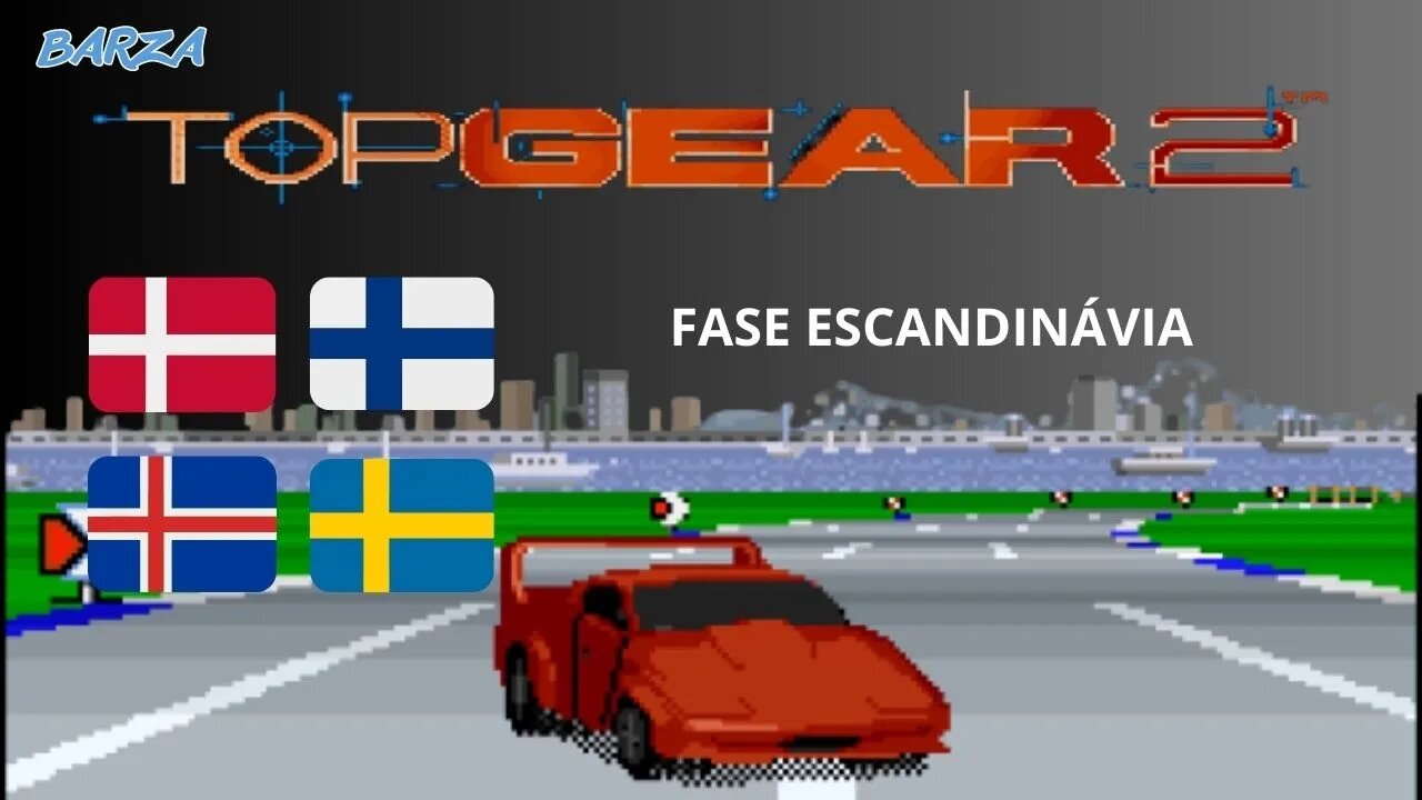 TOP GEAR 2 | SNES | FASE: ESCANDINÁVIA | MODO NORMAL | 1993