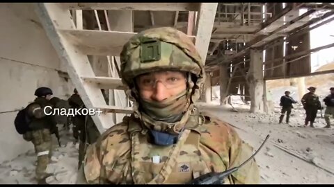 Officer of Special Forces of the DPR at the Azovstal industrial area