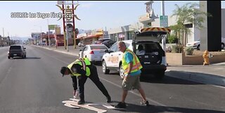 Chalk bodies for pedestrian awareness