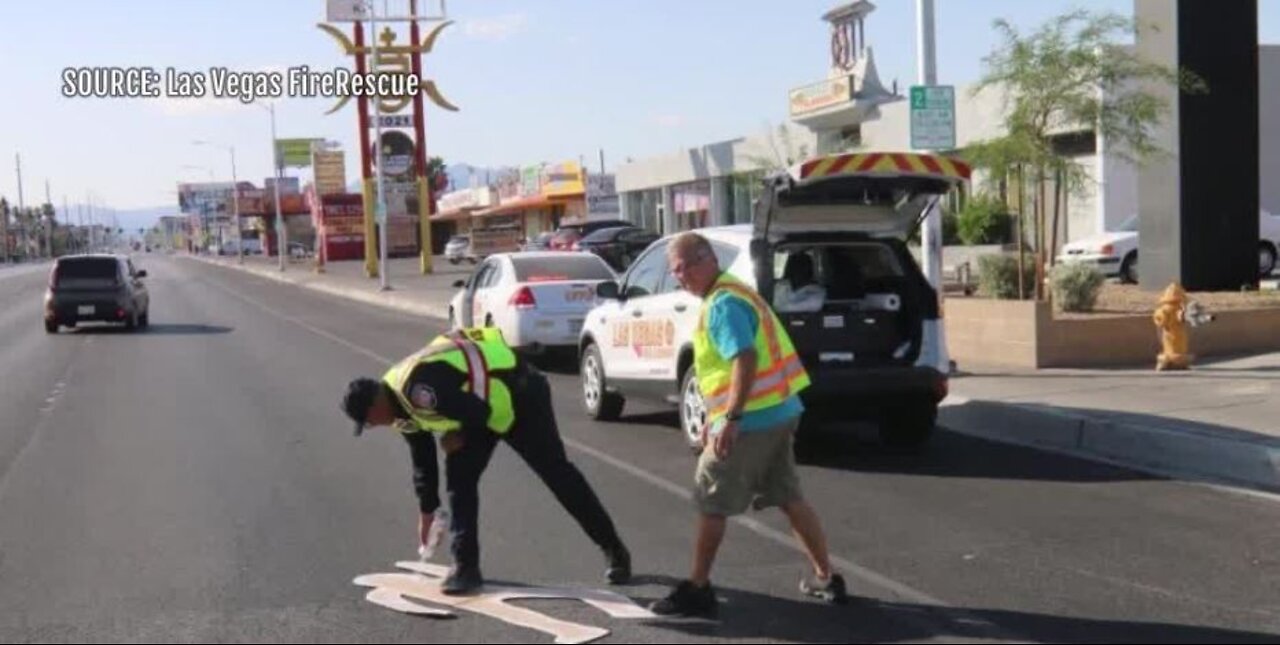 Chalk bodies for pedestrian awareness