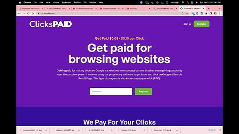 CLIKSPAID GET 5 DOLLAR BY BROWSING WEBSITE -- FRANSISCA SIM
