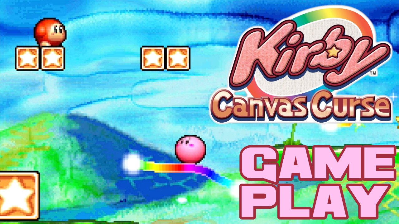 🥰💞🎮 Kirby Canvas Curse - Nintendo DS Gameplay 🎮💞🥰 😎Benjamillion