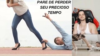 💥 PARE DE CORRER ATRAS DE MULHER - QUADRO REFLETINDO E FILOSOFANDO