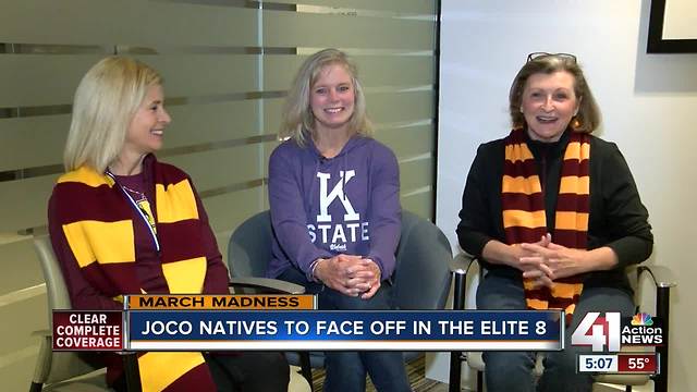 3 Kansas moms take in sons' Elite 8 showdown