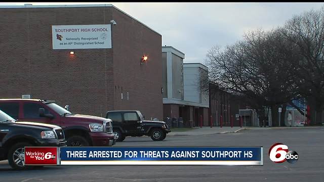 Three students arrested for making social media threats against Southport High School