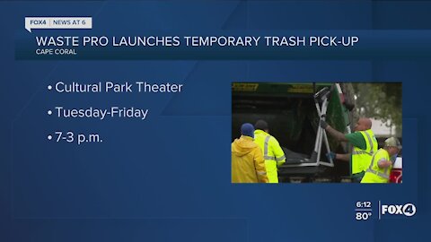 City of Cape Coral partnering with Waste Pro on trash issue