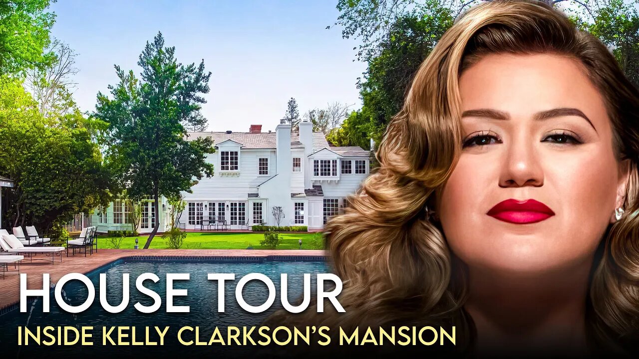 Kelly Clarkson | House Tour | New $5.4 Million Toluca Lake Mansion & More