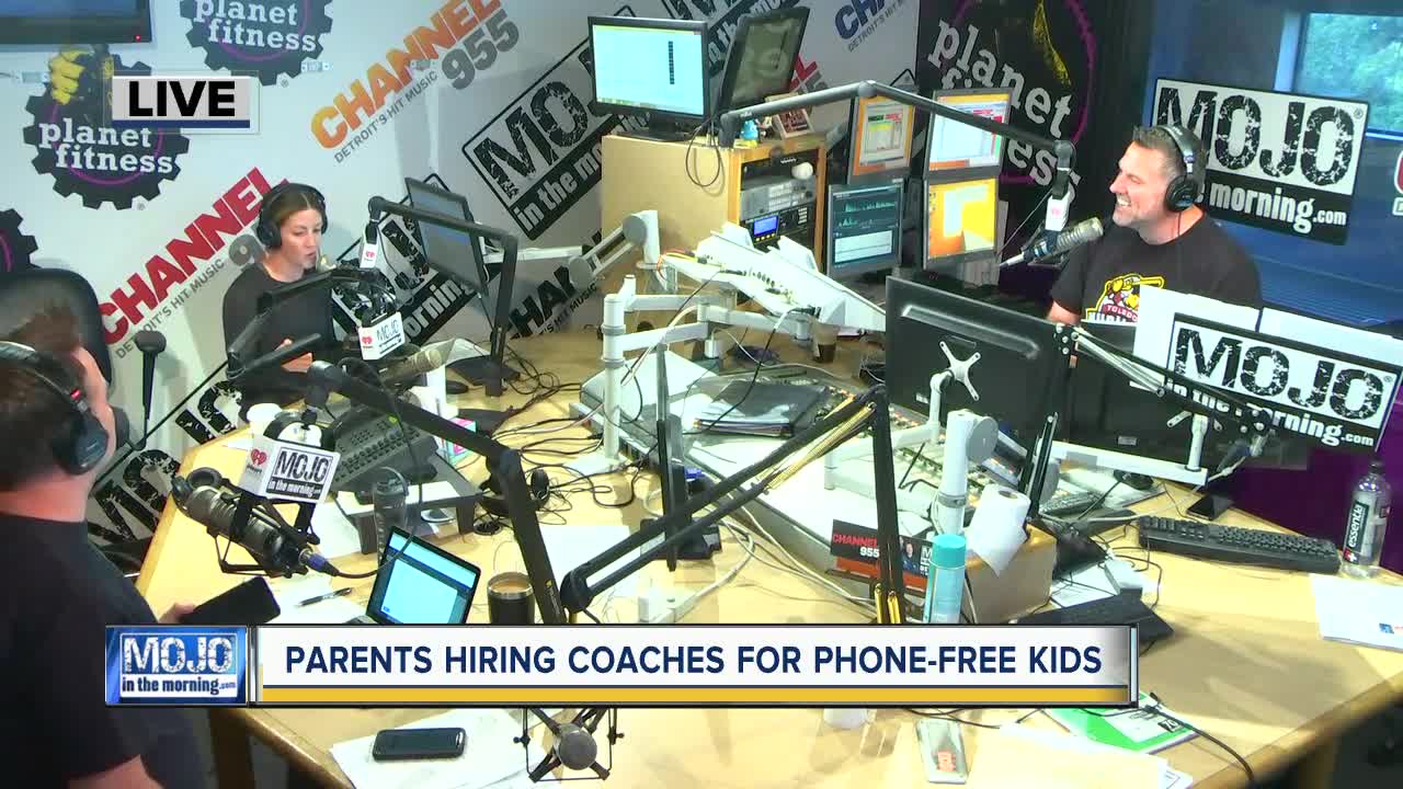 Mojo in the Morning: Parents hiring coaches for phone-free kids