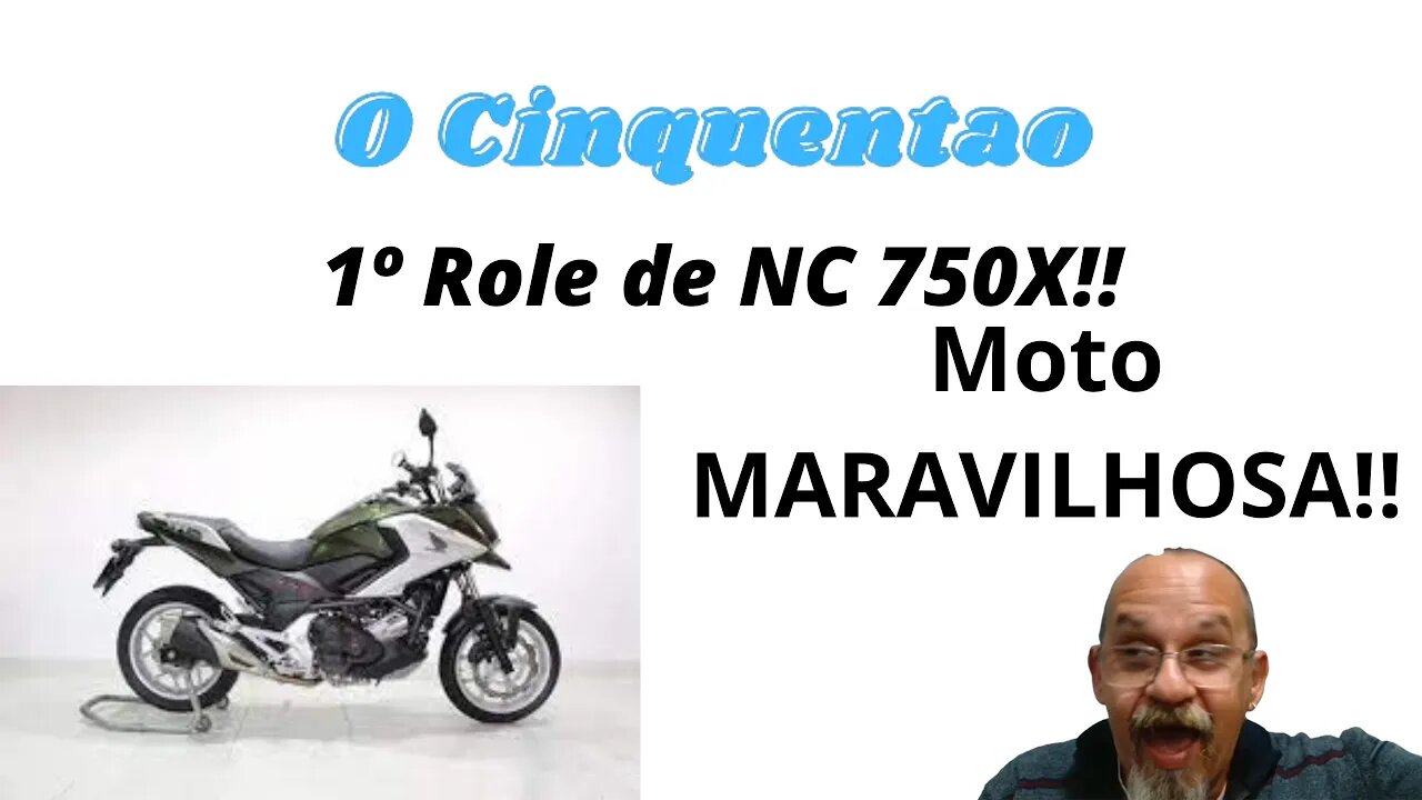 1º ROLE DE NC 750X!!! #honda #nc750x