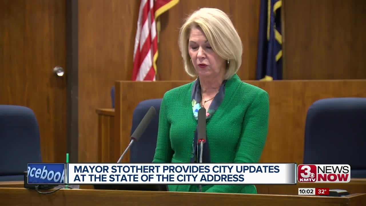 Mayor Stothert provides city updates at the State of the City address