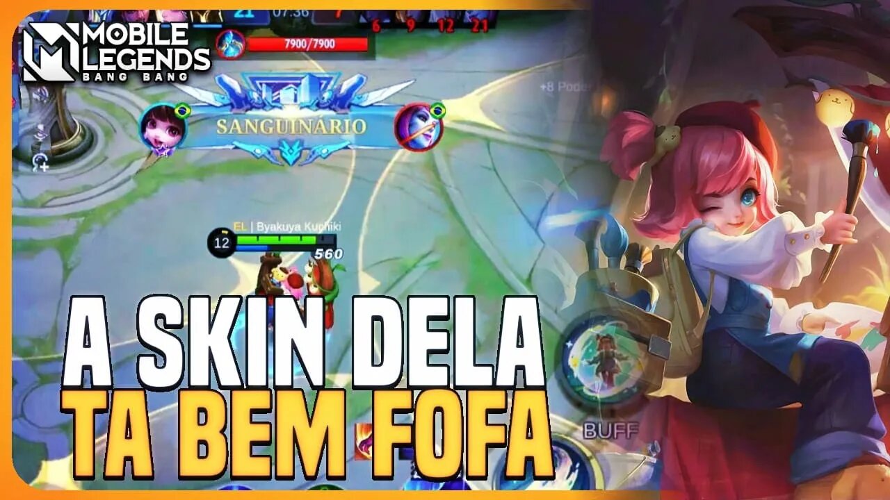 TESTEI MINHA SKIN DA CADEIRANTE E ELA É FOFINHA | CHANGE | MLBB