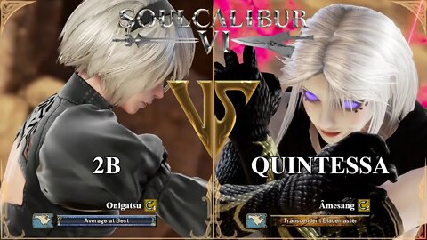 SoulCalibur VI — Onigatsu (2B) VS Amesang (Quintessa) | Xbox Series X Ranked