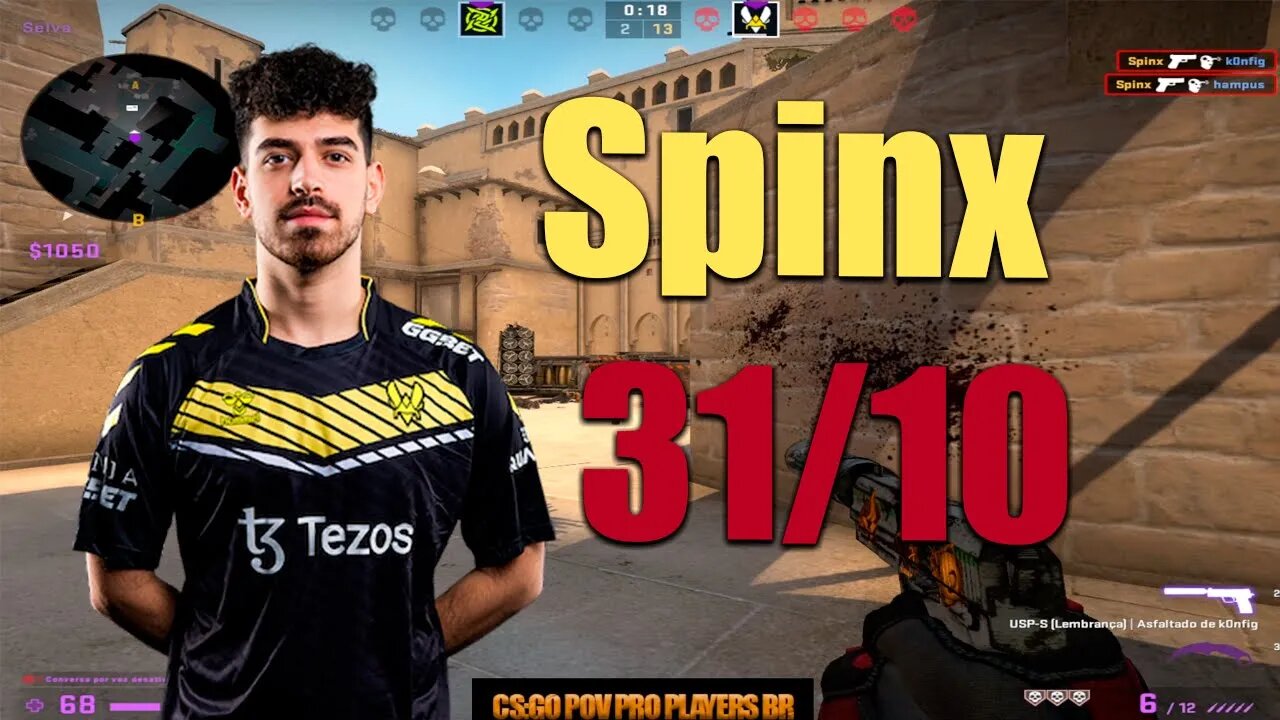 CSGO POV Vitality Spinx (31/10) vs NIP (Mirage) @ ESL Pro League Season 18