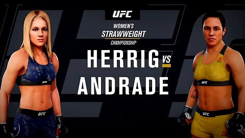 EA Sports UFC 3 Gameplay Jessica Andrade vs Felice Herrig