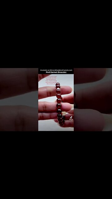 Illuminated Goddess Bracelet Red Garnet Sterling Silver Love Crystal Crystals for Love January Stone