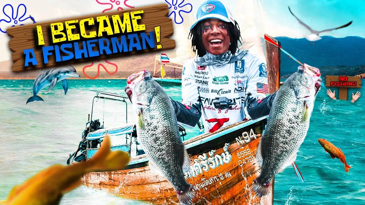 YOU WON'T BELIEVE WHAT I CAUGHT ON MY FISHING TRIP 🎣 (CATCH AND COOK)