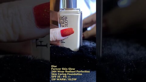 Dior Forever Skin Glow Foundation 1W #shorts #shorts