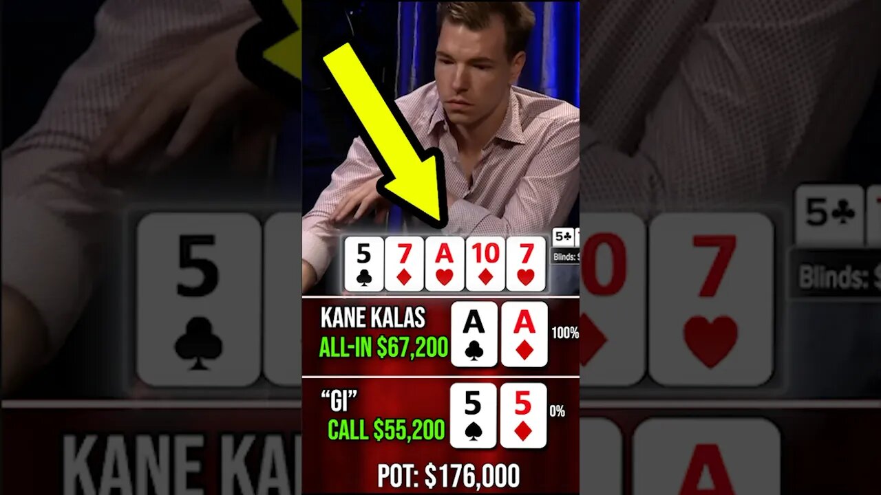 Three Aces WRECK Set in High Stakes Poker Hand