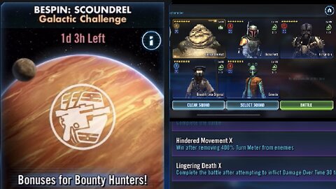 Galactic Challenge Bespin: Scoundrel Event RECAP | Removing 400% Turn Meter is THE Challenge!