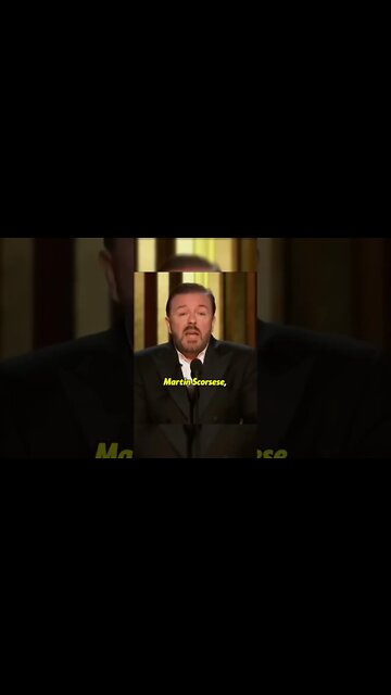 Ricky Gervais ROASTING Martin Scorsese 😂😂