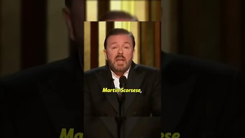 Ricky Gervais ROASTING Martin Scorsese 😂😂