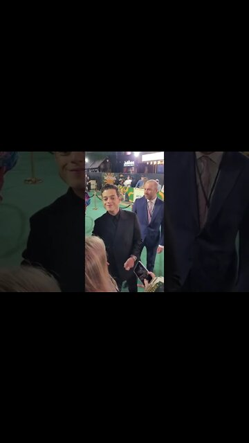 Rami Malek European premiere of Amsterdam #london