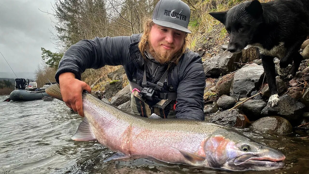 JORDAN Catches The BIGGEST Steelhead Of His LIFE!