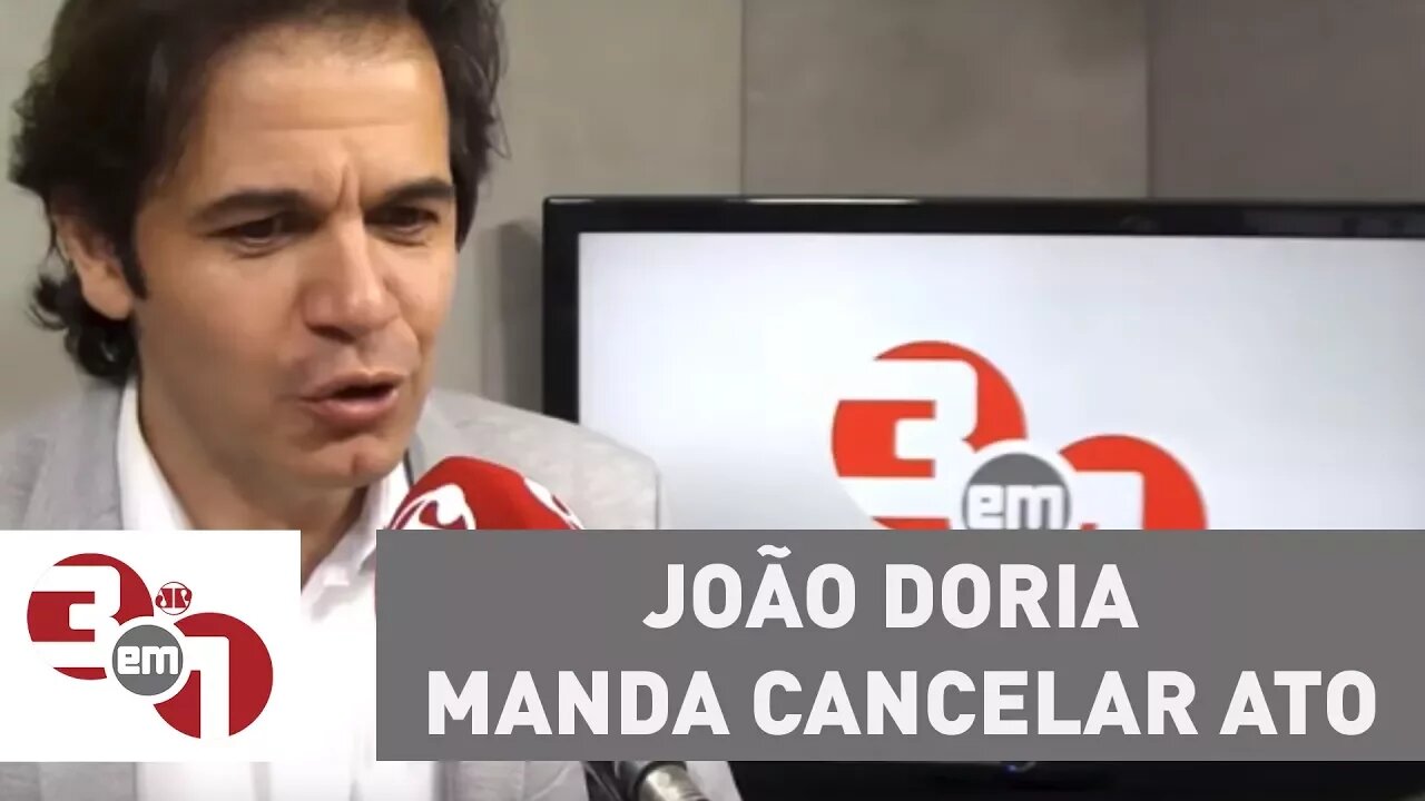 João​ Doria manda cancelar ato de inauguração de viaduto com nome de Marisa Letícia