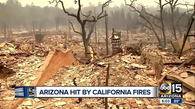 Valley residents look to help CA wildfire victims