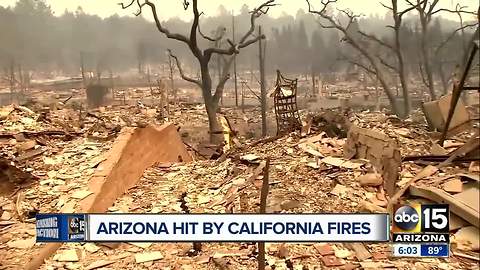 Valley residents look to help CA wildfire victims