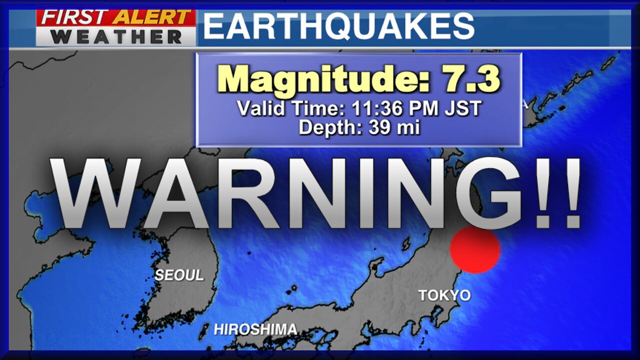 PRECURSOR: The Fukashima Japan Earthquake!!!