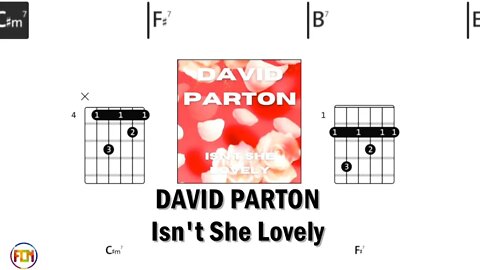 DAVID PARTON Isn't She Lovely - Guitar Chords & Lyrics HD