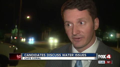 Candidates discuss water issues in Cape Coral