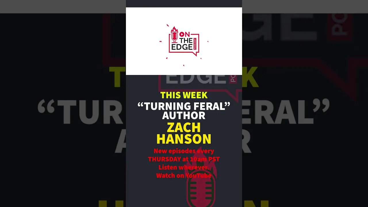 Joining Us This Week, ZACH HANSON!!!