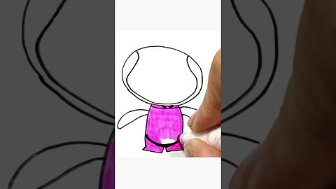 How to draw and paint Myo Mini Beat Power Rockers #shorts