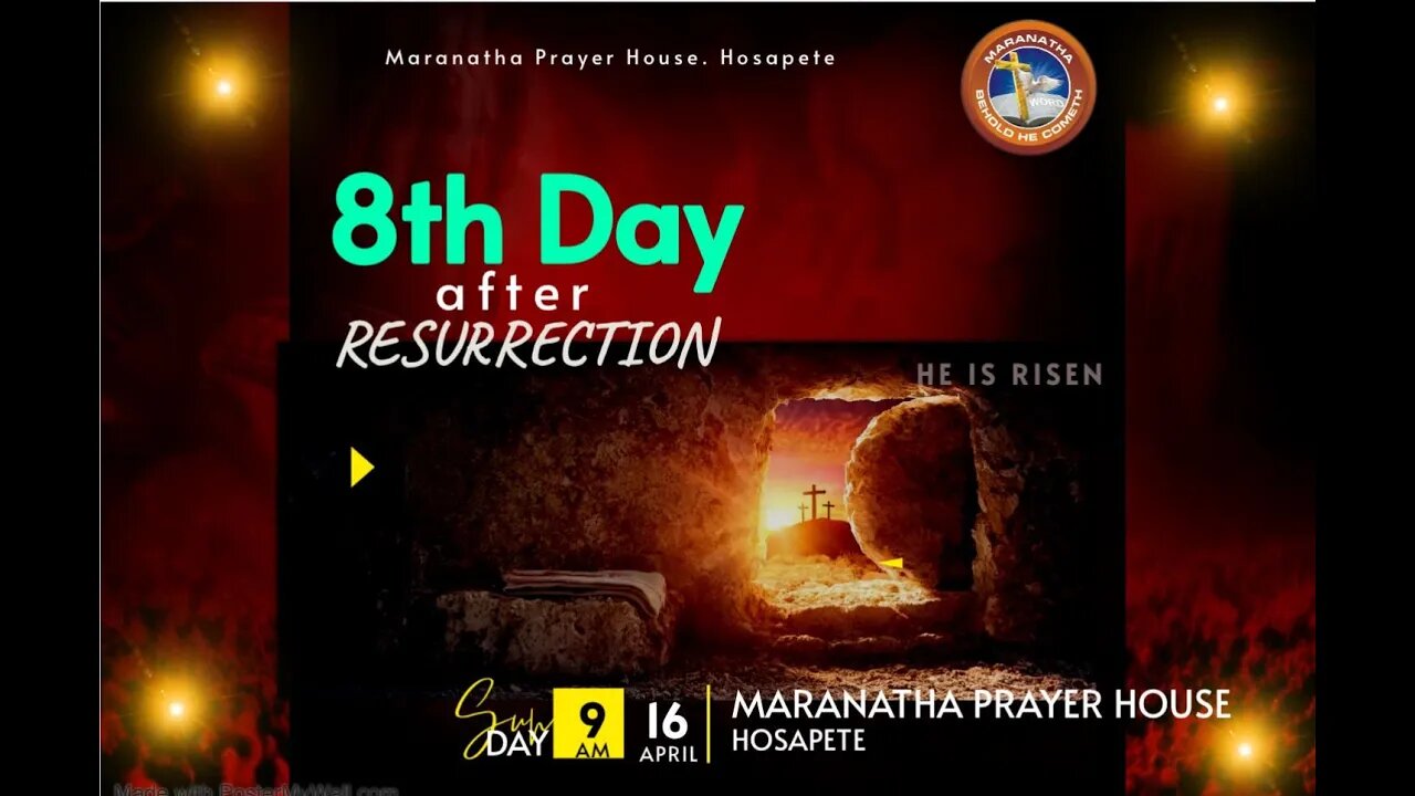 🔴Maranatha Hospet // Saunday Service // 16th April 2023 //