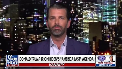 Donald Trump Jr RIPS Biden's Overseas Trip