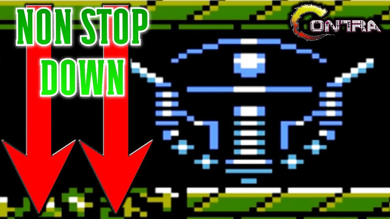 Contra gameplay Non stop Down challenge #4