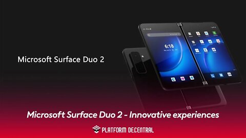 Microsoft Surface Duo 2 - Innovative experiences