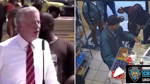 Bill De Blasio ..what did you say you f’n moron!