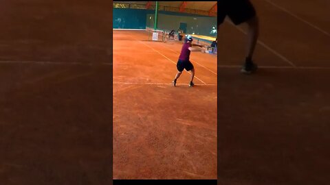 63 anos! E tome passada! #tennis #subscribe #shorts #pai