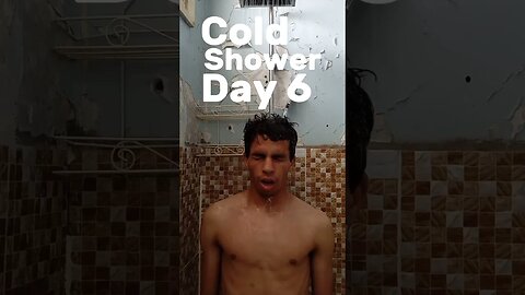 Cold Shower Day 6 ✌️ #coldshower #workout #coldshowers