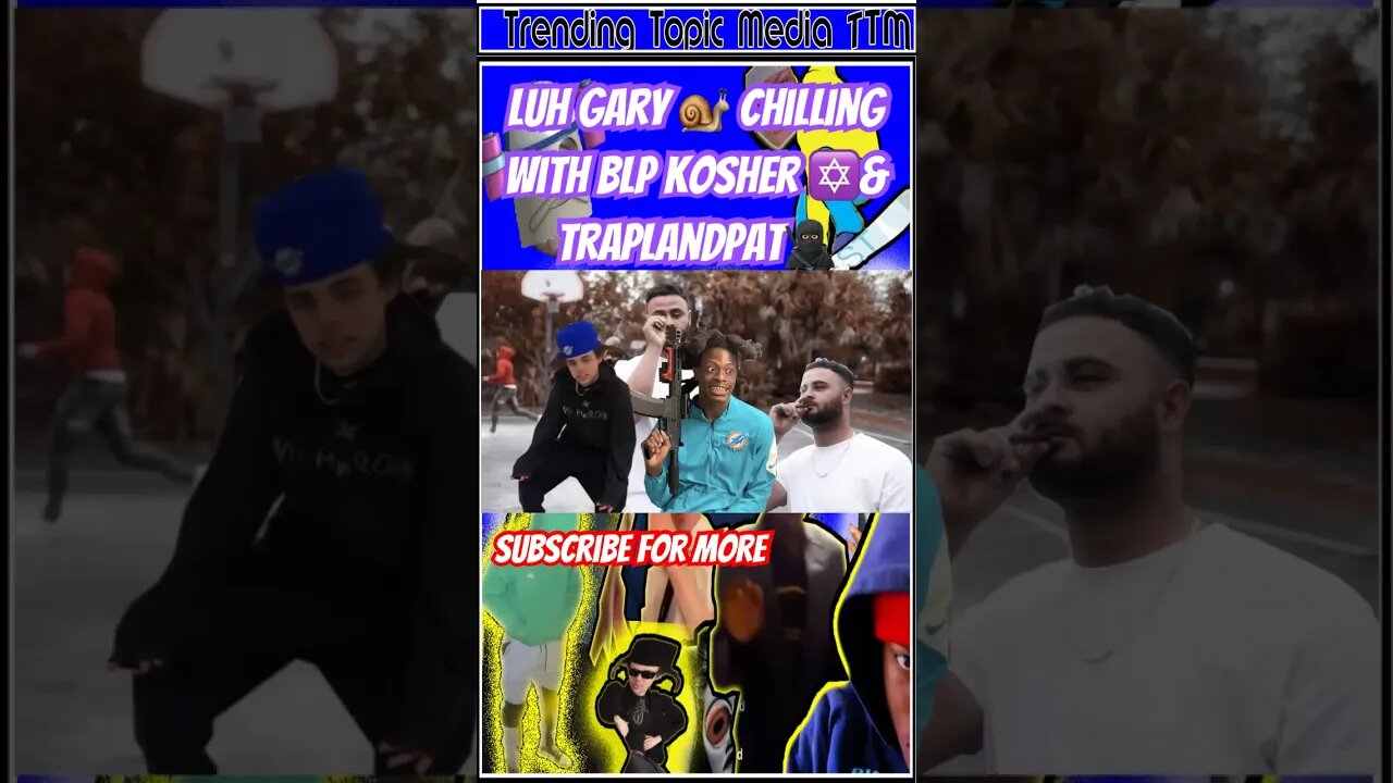 @luhgary5331 🐌 chilling with @blpkosher ✡️ @TraplandPat 🥷🏿 #luhgary #blpkosher #traplandpat