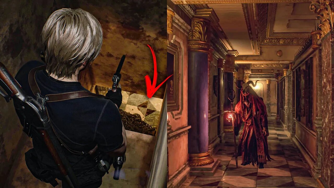 EXPLORANDO o SALÃO de MARMORE no RESIDENT EVIL 4 REMAKE