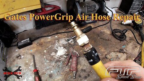 Fix a Damaged Air Hose End With Gates PowerGrip Heat Shrink Hose Clamp Quick Tech