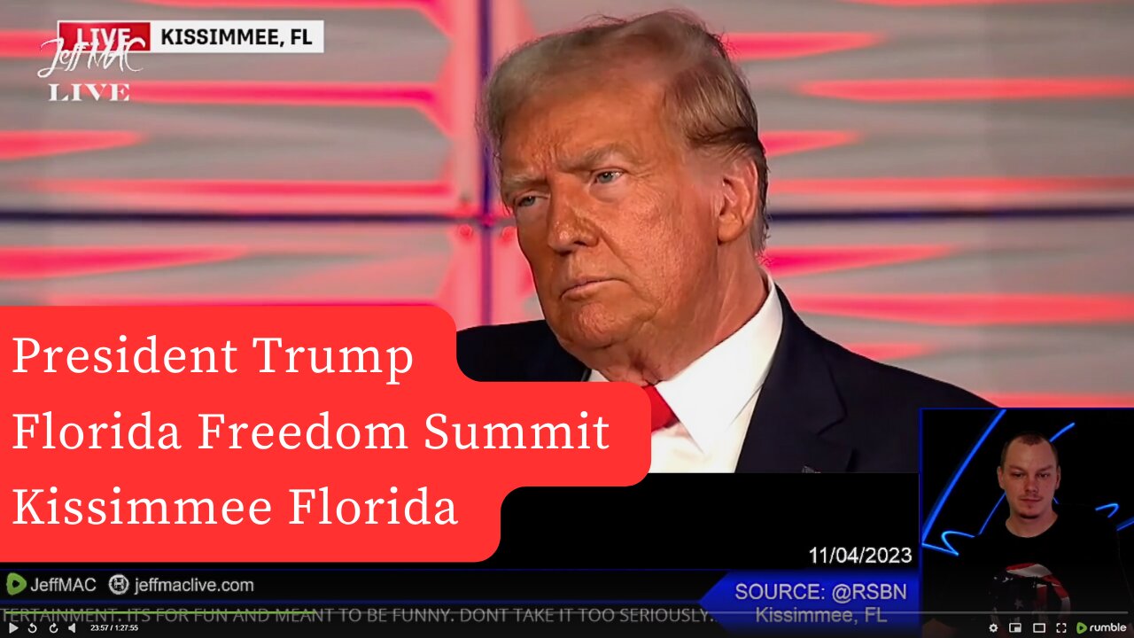 President Trump Speaking at the Florida Freedom Summit | Kissimmee Florida | USA |