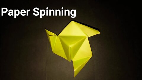 Blow Spinning Top - Fun & Easy Origami - Paper Craft